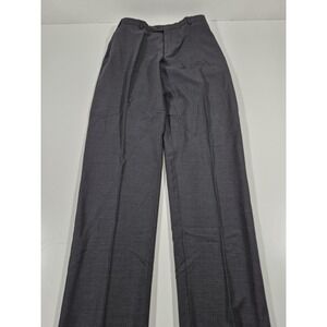 Woo Dress Pants Men's 38x36 Gray Flat Front Straight Formal Unhemmed NWT